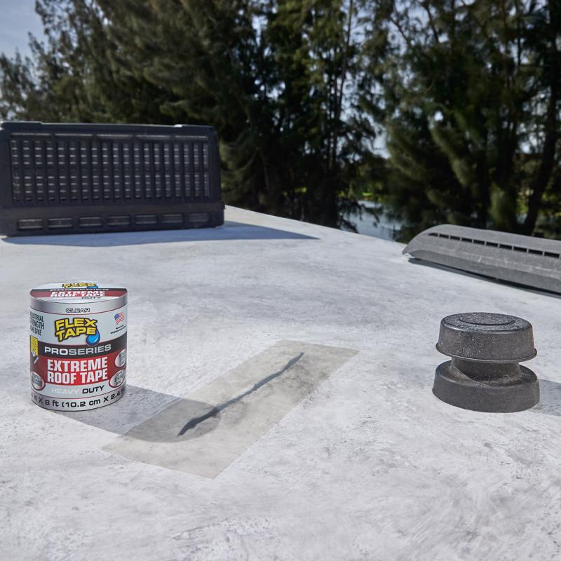 Flex Seal Family of Products Flex Tape Pro Series 4 in. W X 8 ft. L Clear Waterproof Repair Tape 1 p