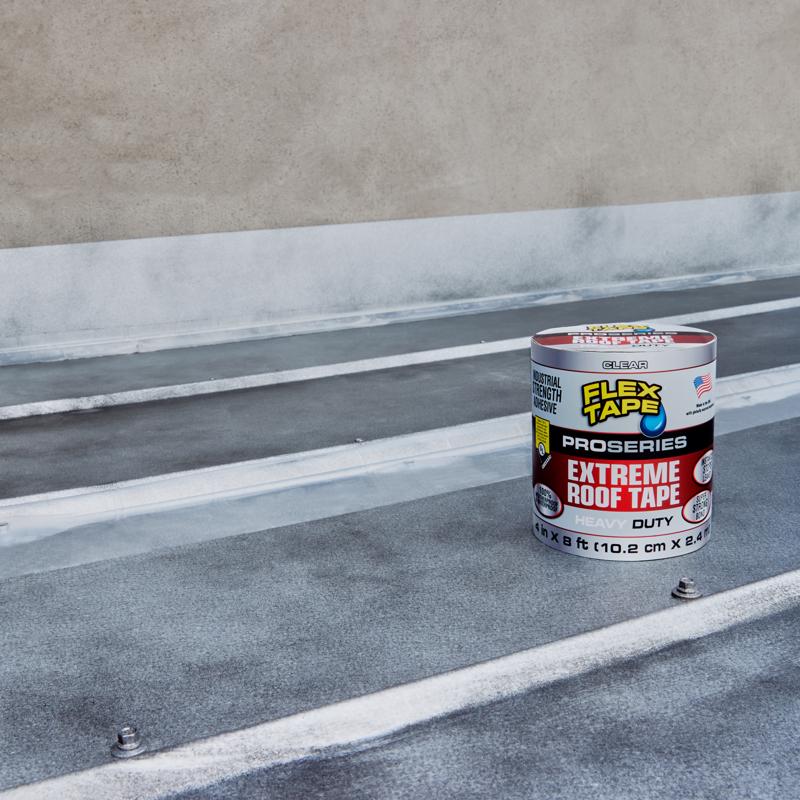Flex Seal Family of Products Flex Tape Pro Series 4 in. W X 8 ft. L Clear Waterproof Repair Tape 1 p