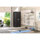 Suncast Cabinet 72 in. H X 30 in. W X 20.25 in. D Black Resin 2-Door Cabinet
