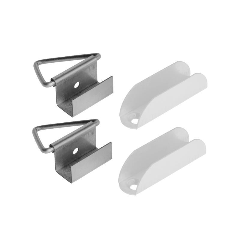 M-D Building Products Aluminum 3.93 in. W X 6.29 in. L Screen Top Hanger 2 pk