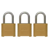 Master Lock 3.32 in. H X 2 in. W X 1.5 in. L Die-Cast Zinc 4-Digit Combination Combination Padlock