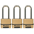 Master Lock 2 in. W Brass 3-Digit Combination Combination Padlock