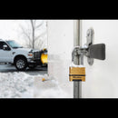 Master Lock 2 in. W Brass 3-Digit Combination Combination Padlock