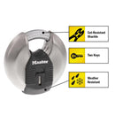 Master Lock 3-1/8 in. W Stainless Steel 4-Pin Cylinder Disk Padlock