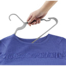 Whitmor Plastic Gray Hanger 10 pk