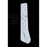 Simpson Strong-Tie 17.31 in. H X 2.95 in. W Galvanized Steel Holdown