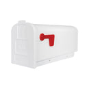 MAILBOX POLY WHT