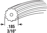 Prime-Line 0.185 in. D X 500 ft. L Screen Spline