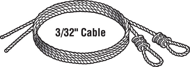Prime-Line 104 in. L 75 lb Torsion Spring Cable