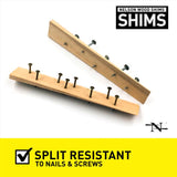 Nelson 1.375 in. W X 8 in. L Wood Contractor Grade Shims 12 pk