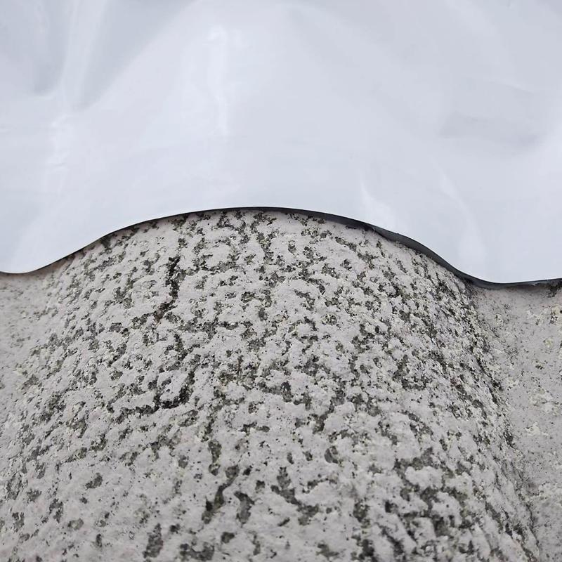 Smart-Tarp Self-Adhering 120 in. W X 120 in. L Poly Tarp White