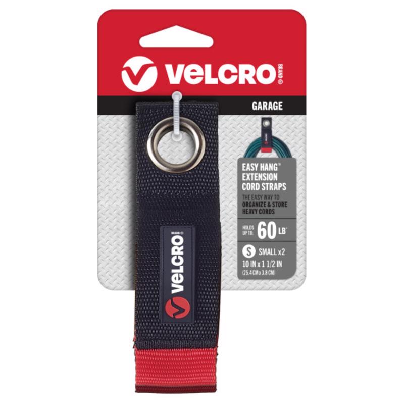 VELCO Brand Easy Hang Nylon/Steel/Hook and Loop Enclosure Extension Cord Storage Strap 60 lb. cap. 2