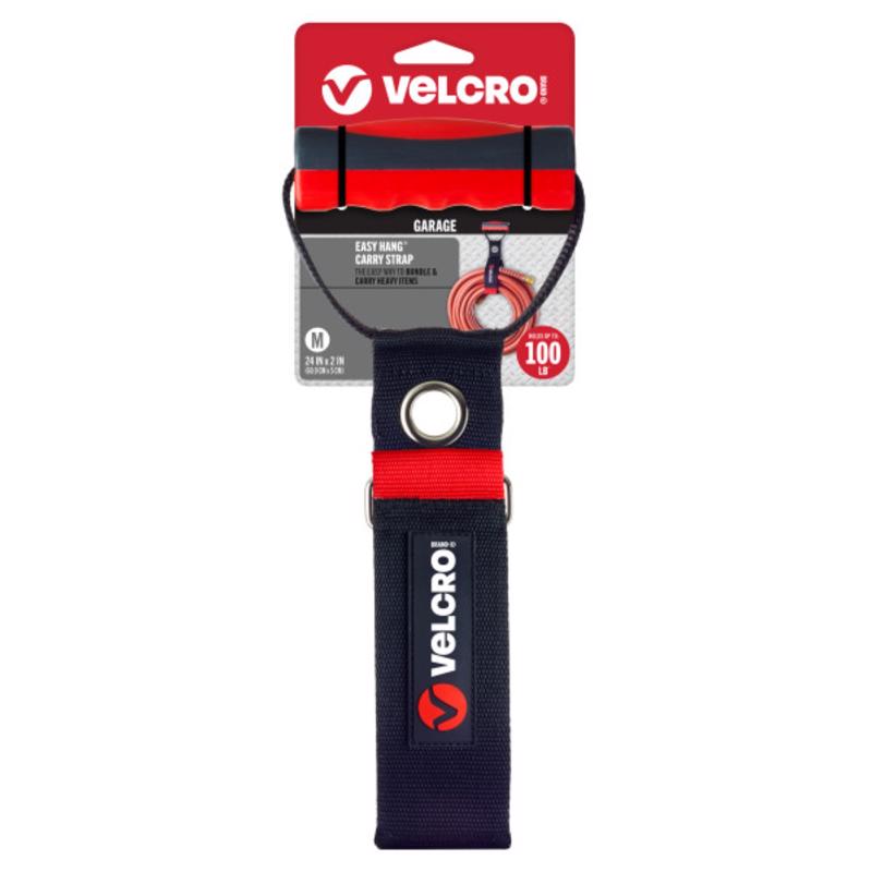 VELCO Brand Easy Hang 24 in. L Nylon/Steel/Hook and Loop Enclosure Medium Storage Strap 100 lb. cap.