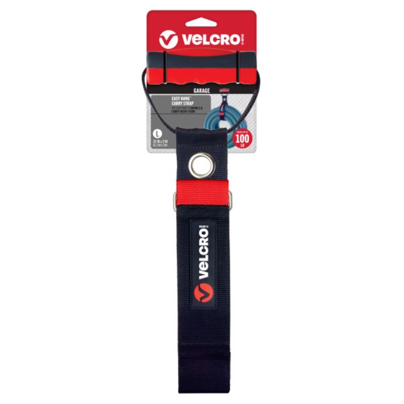 VELCO Brand Easy Hang 24 in. L Nylon/Steel/Hook and Loop Enclosure Storage Strap 100 lb. cap. 1 pk