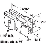 Prime-Line 1-1/4 in. D X 3/8 in. L Steel Patio Door Roller Assembly 1 pk