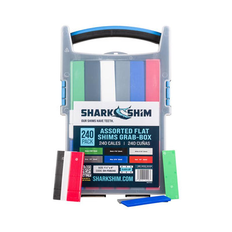 Broadfix Shark Shim 1.1 in. W X 3.9 in. L Hard Plastic Shim 240 pk