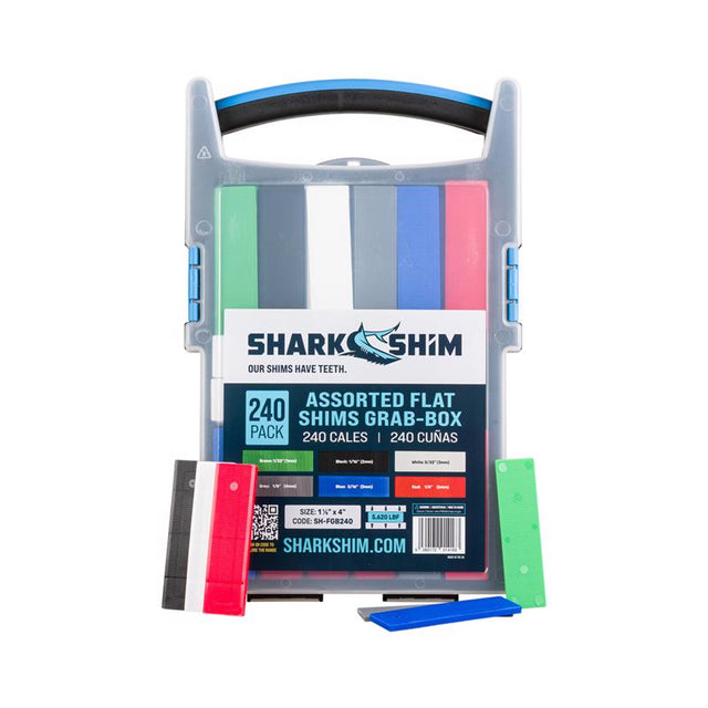 Broadfix Shark Shim 1.1 in. W X 3.9 in. L Hard Plastic Shim 240 pk