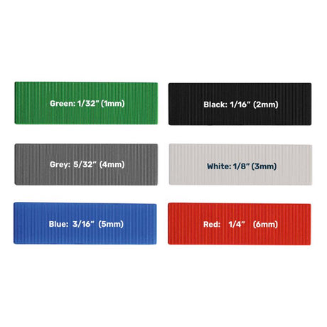 Broadfix Shark Shim 1.1 in. W X 3.9 in. L Hard Plastic Shim 240 pk