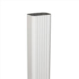 Amerimax 2 in. H X 3 in. W X 48 in. L White Aluminum Rectangular Downspout