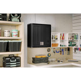 Suncast Cabinet 30.25 in. H X 30 in. W X 12 in. D Black Resin Wall Cabinet