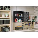 Suncast Cabinet 30.25 in. H X 30 in. W X 12 in. D Black Resin Wall Cabinet