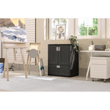 Suncast Cabinet 36 in. H X 30 in. W X 20.0 in. D Black Resin Cabinet