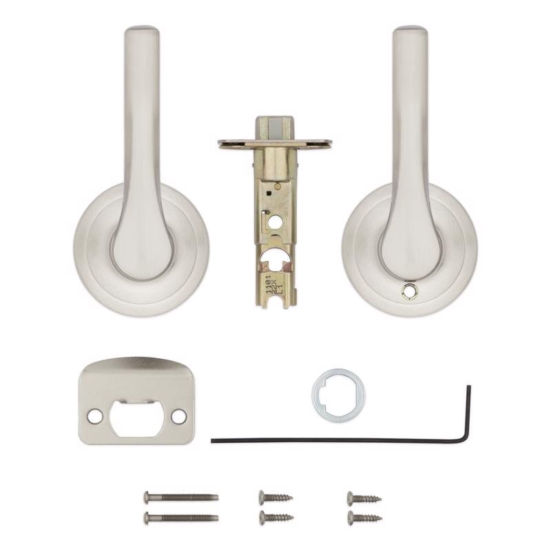 Kwikset Henley Satin Nickel Passage Lever Right or Left Handed