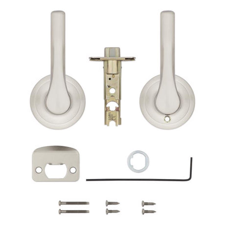 Kwikset Henley Satin Nickel Passage Lever Right or Left Handed