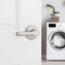 Kwikset Henley Satin Nickel Passage Lever Right or Left Handed