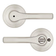 Kwikset Henley Satin Nickel Privacy Lever Right or Left Handed