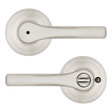 Kwikset Henley Satin Nickel Privacy Lever Right or Left Handed