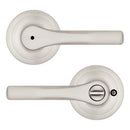Kwikset Henley Satin Nickel Privacy Lever Right or Left Handed