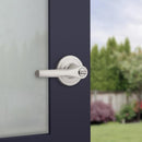 Kwikset Henley Satin Nickel Entry Lockset KW1 1-3/4 in.