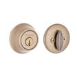 Kwikset Antique Brass Metal Deadbolt
