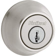Kwikset Satin Nickel Metal Single Cylinder Deadbolt