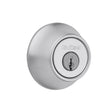 Kwikset Satin Chrome Metal Single Cylinder Deadbolt