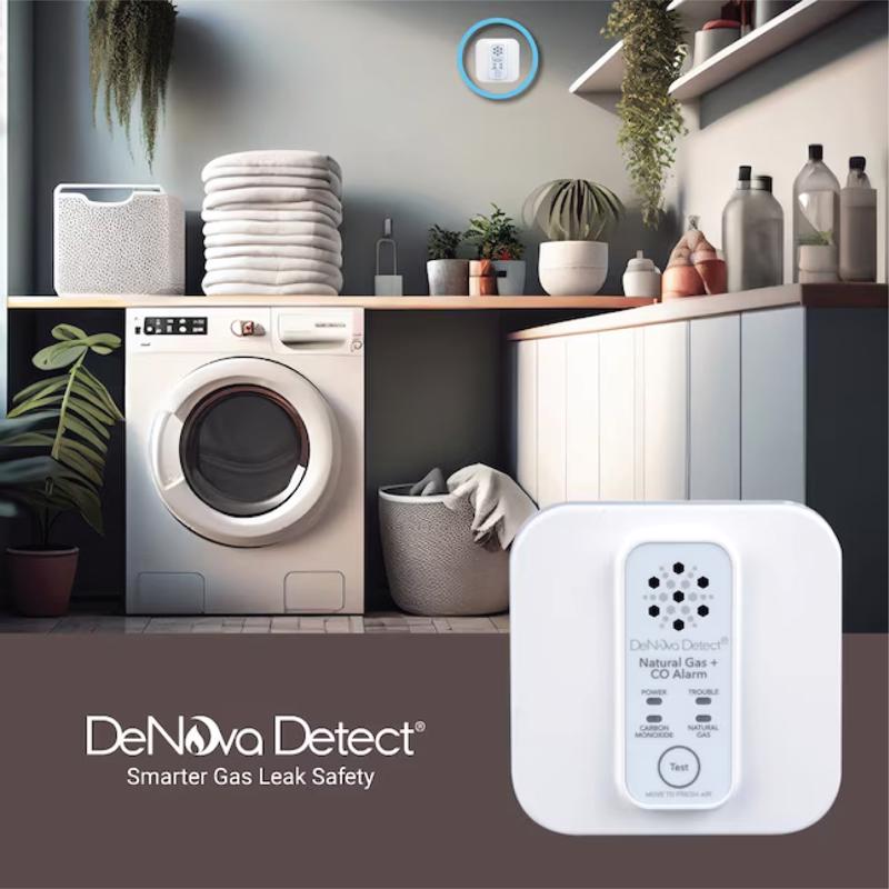 DeNova Detect Battery-Powered MEMS Explosive Gas and Carbon Monoxide Detector