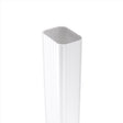 Amerimax 2.25 in. H X 3.25 in. W X 48 in. L White Vinyl Rectangular Downspout