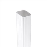 Amerimax 2.25 in. H X 3.25 in. W X 48 in. L White Vinyl Rectangular Downspout
