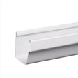 Amerimax 3.38 in. H X 4.4 in. W X 48 in. L White Vinyl K Gutter