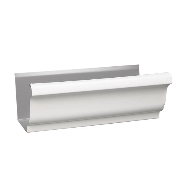 Amerimax 3.5 in. H X 5 in. W X 48 in. L White Aluminum K Box Gutter