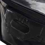 Hefty Large Black/Clear Flexible Tote w/Handle Stackable