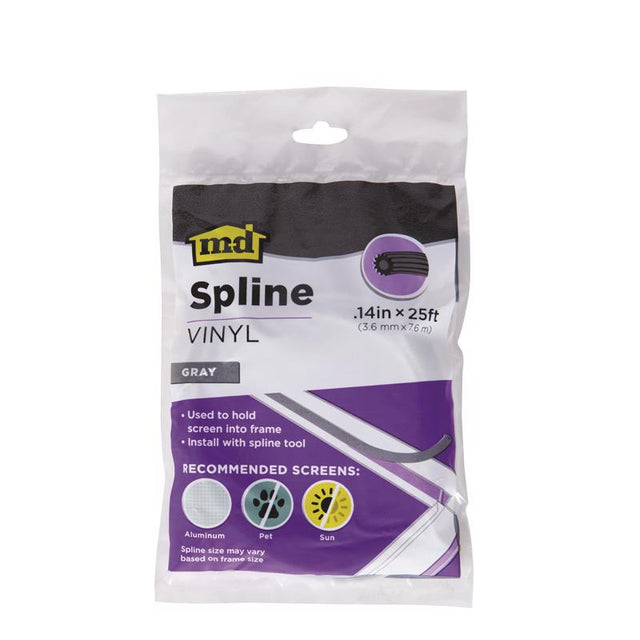 M-D Building Products 0.14 in. D X 25 ft. L Screen Spline
