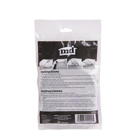 M-D Building Products 0.14 in. D X 25 ft. L Screen Spline