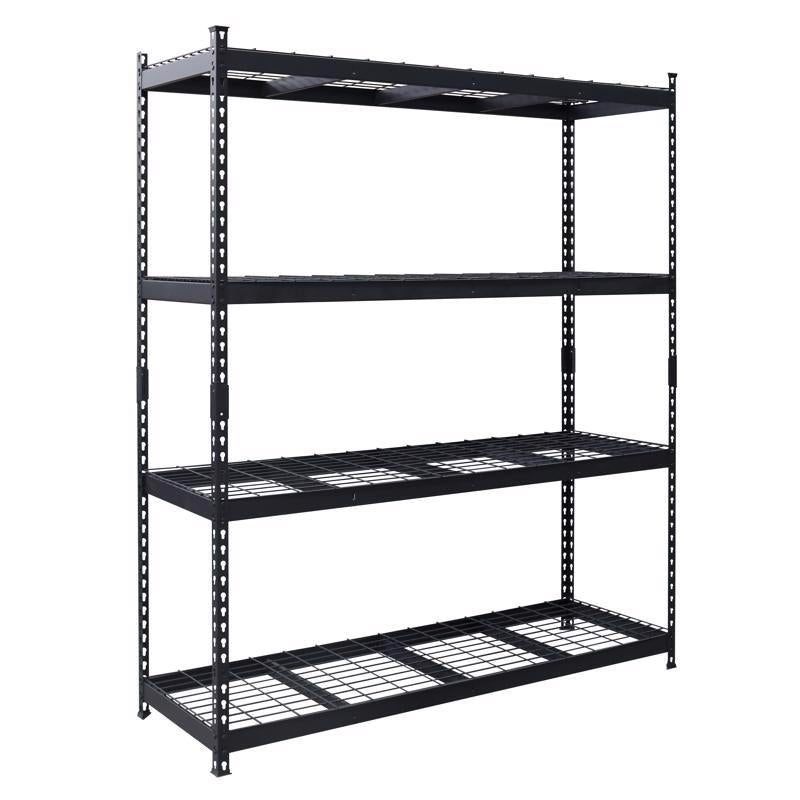 Ar Shelving HD Metal Shelf 72 in. H X 60 in. W X 20 in. D Steel 4-Tier Shelving Unit