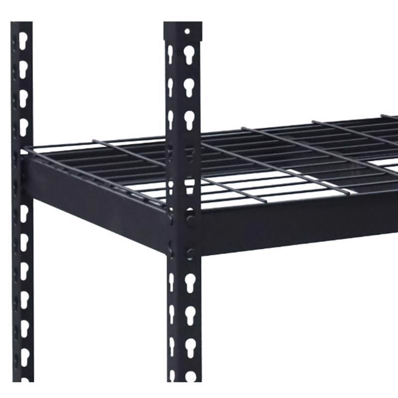 Ar Shelving HD Metal 72 in. H X 48 in. W X 24 in. D Steel 5-Tier Shelving Unit