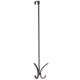 iDesign 2.5 in. H X 7.2 in. W X 25.75 in. L Steel Over The Door Hanger Holder