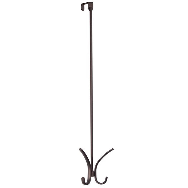 iDesign 2.5 in. H X 7.2 in. W X 25.75 in. L Steel Over The Door Hanger Holder