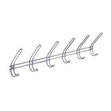 iDesign WM Hook 15.25 in. L Chrome Silver Steel Hook Rack 1 pk