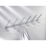 iDesign WM Hook 15.25 in. L Chrome Silver Steel Hook Rack 1 pk
